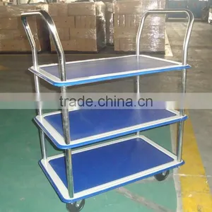 THREE SHELF PLATFORM HAND TRUCK thumbnail-1