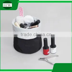 Fashion Foldable Round Shape Custom Transparent Men Toiletry Bag thumbnail-2