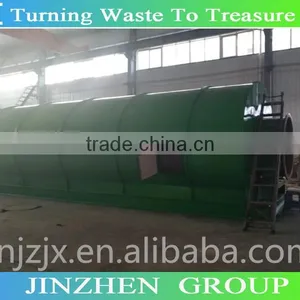 Automatic Slag Feeding Door Waste Tire Pyrolysis Oil Recycling Machine thumbnail-1