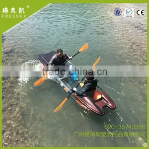 Clear Bottom Transparent PC Hull Kayak Electric Catamaran /transparent Kayak thumbnail-1
