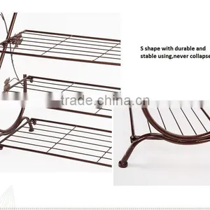 Vivinature Shoes Store Shelf and Metal Seating Shoes Furniture for Lving Room thumbnail-5