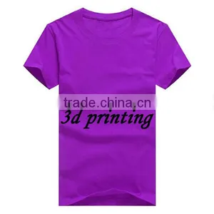 95 Cotton /5 Elastane T-Shirt Bulk O-Neck Printed T-Shirt thumbnail-5