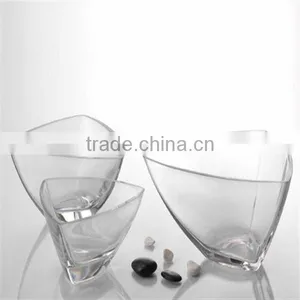 Clear Glass Vases,tapered Square Glass Vase,transparent Glass Vase thumbnail-1