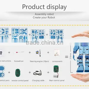 Smart Mobile APP Remote Control Toy Robot Best Christmas Gift For Kids, Educational DIY Intelligent Mini Robot Toys For Children thumbnail-4
