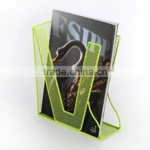 Wire Magazine Newspaper Basket Post Storage Rack Holder thumbnail-2