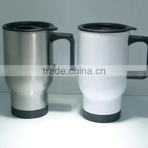 Silk Screen Printing Double Wall 16OZ Stainless Steel Mug / Travel Mug / Auto Mug thumbnail-1