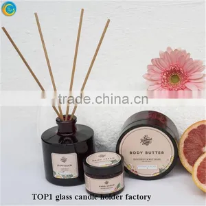 Cylinder Wine Glasses Glass Diffuser Bottle With Cork thumbnail-3