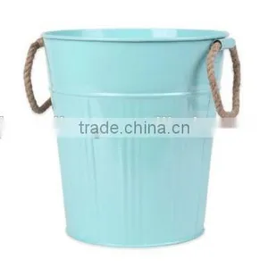 New Asbury Metal Wastebasket in Colorful , Metal Trash Can, Garbage Steel Waste Bin thumbnail-3