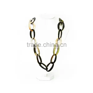 100% Buffalo Horn Necklace/fashionablehorn Jewelry Made in Vietnam/natural and Eco-friendly Material thumbnail-6