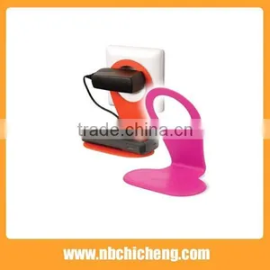 Plastic Foldable Mobile Phone Charger Holder thumbnail-1