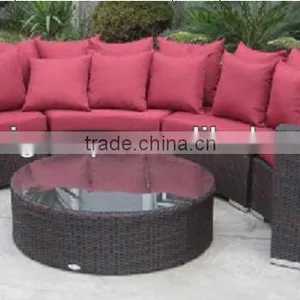 Curved Rattan Sofa/outdoor Furniture (BF10-R36) thumbnail-1