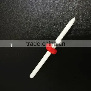 Fine Type Small Flame Head Diameter 2.0MM Polishing Drill Nail Ceramic Drill Bit thumbnail-3