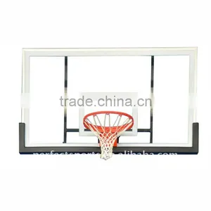 Outdoor Steel Frame Tempered Glass Backboard thumbnail-1