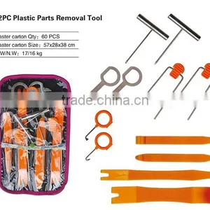 Plastic Car Radio Door Clip Panel Trim Dash Audio Removal Pry Kit Tool 12PCS thumbnail-2
