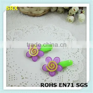 Fancy Flower Shaped Pretty Baby Plastic Hair Clip thumbnail-6