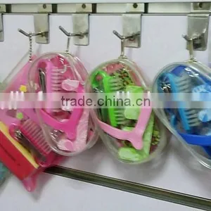 Promotional Pedicure Tools Nail File Feet Brush Set in PVC Bag thumbnail-1