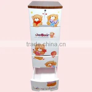 5 Layers Wooden Cover Plastic Baby Drawer thumbnail-5