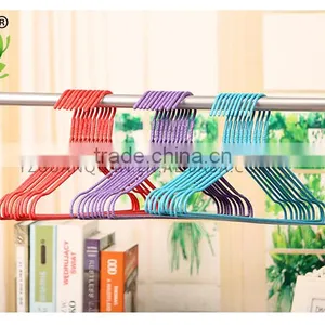 A360 2017 High Quality Clothes Hanger/metal Pvc Coated Laundry Hangerr/Metal PVC Hanger With Curved Shape thumbnail-3