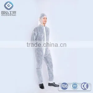 Waterproof Disposable Sms Lab Coat White Color thumbnail-3
