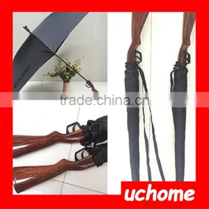 UCHOME Unique Straight Gun Umbrella With Self Fabric Pouch thumbnail-1
