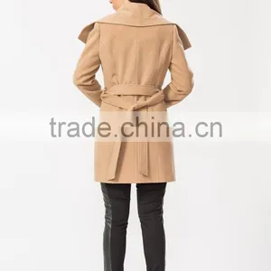 Wholesale Fashion Longline Lady Jacket in High Quality thumbnail-4