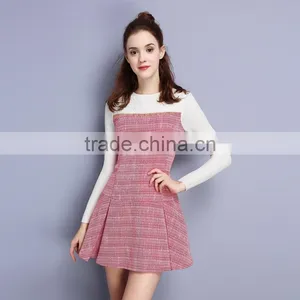 Latest Fashion Maxnegio Long Sleeve Dress Autumn/Winter Elegant Casual Dress Designs 2017 For Women thumbnail-1