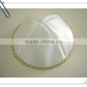 Delux Satin Kippah,Jewish Caps,satin Kippot thumbnail-1