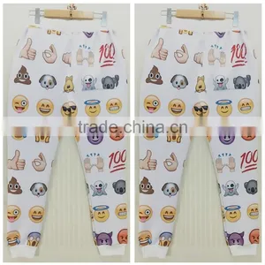 Fashion Popular Custom Printed Men Emoji Jogger Pants thumbnail-1