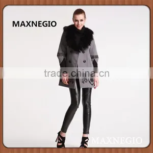 Fashion New Arrival Online Shopping Ladies Wool Long Winter Coats thumbnail-1
