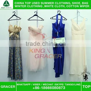 Factory Price Second Hand Evening Dress Wedding Dress Used Clothes Guangzhou thumbnail-4