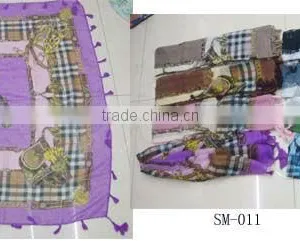 Most Popular Novel Tassel Square Scarf thumbnail-1