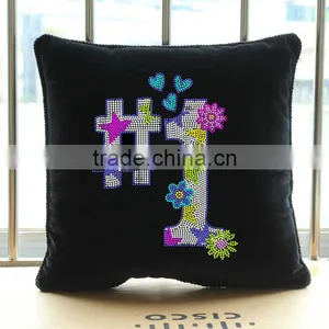 First Birthday Hot Hix Rhinestone Pillow Case for Baby thumbnail-1