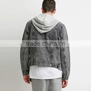 Best Price Men Jean Denim Jacket Hoodies Wholesale Suppliers thumbnail-2