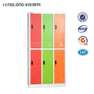 School Student Changing Room 6 Door Metal Storage Lockers thumbnail-1