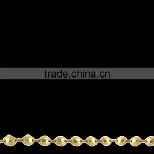 Gold Plated Ball Chain, Link Chain thumbnail-1
