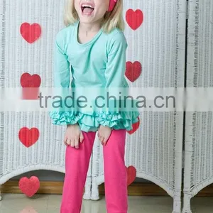 Ruffle Long Sleeve Icing Ruffle Raglan 3/4 Length T-Shirt thumbnail-1