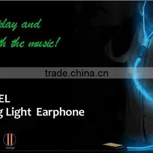2015 Newest!!! Sound Music Light Earphone.sound Active Earphone Glow With the Music Can Pick up the Phone thumbnail-3