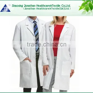 Comfortable White Doctor Coat Unisex Gender Lab Coat for Hospital Use thumbnail-1