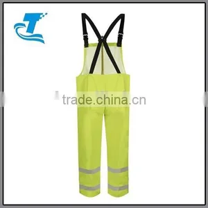 High Visibility Work Bib Pants Safety Wear thumbnail-2