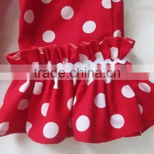Wholesale Children's Clothes Girls Pants Girls Ruffle Polka Dot Print Baby Leggings thumbnail-3