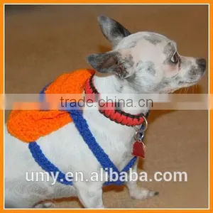Crochet Dog Backpack Handmade Dog Carrier Backpack thumbnail-2