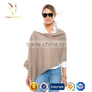2016 Loose Knit Women Fashion Cashmere Poncho Wrap Pattern Style thumbnail-1
