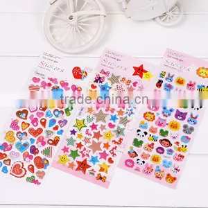 Children Puffy Sticker ,multicolor Decoration Stikcer Bubble DIY Sticker for Education thumbnail-1