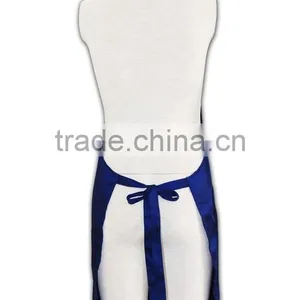 100% Cotton Canvas Apron Bule Printing Design Kitchen Cooking Bib Apron thumbnail-4