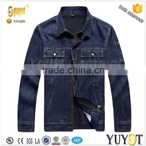 Thicken 100% Cotton Jeans Overall Work Jacket thumbnail-1