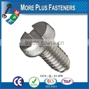 Made in Taiwan Slotted Cheese Head Machine Screws Carbon Steel ISO 1207 thumbnail-4