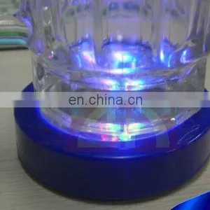 Colorful Flashing Bar Led Drink Coaster With Green Light thumbnail-1