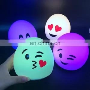 2017 Colorful Silica Gellamp Led Silicone Light Ball Emotion Lamp for Night thumbnail-1