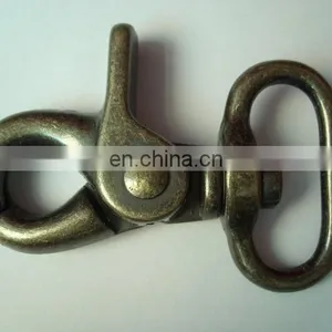 Wholesale Custom Swivel Eye Loop Hook Trigger Dog Collar Snap Hook thumbnail-3