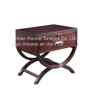 Contemporary Post Modern Solid Wood King Bed Customizable thumbnail-1